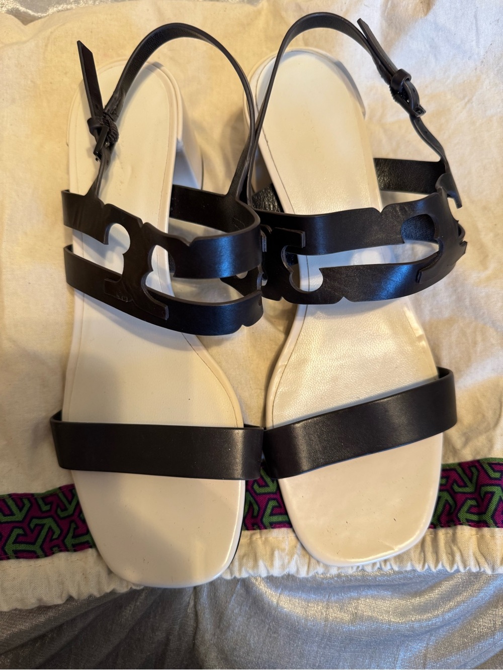 Tory Burch Ines Cage Heel Sandal in Cocoa/Light Cream